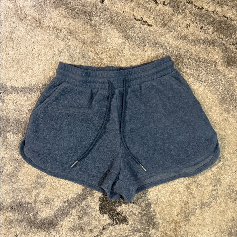 Rewash Navy Terry Cloth Women's Shorts